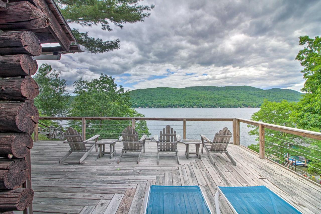 Waterfront Lake George Cabin Walk To Water Zewnętrze zdjęcie